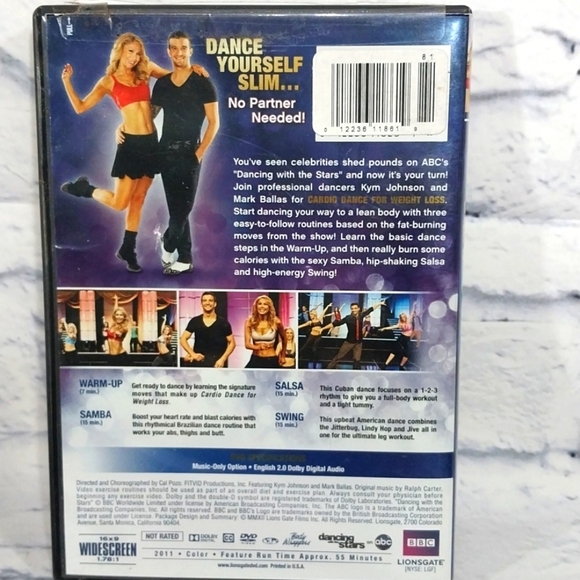 🔵BOGO FREE🔵 Dancing with the Stars DVD Cardio Dance for Weight Loss - Picture 2 of 5